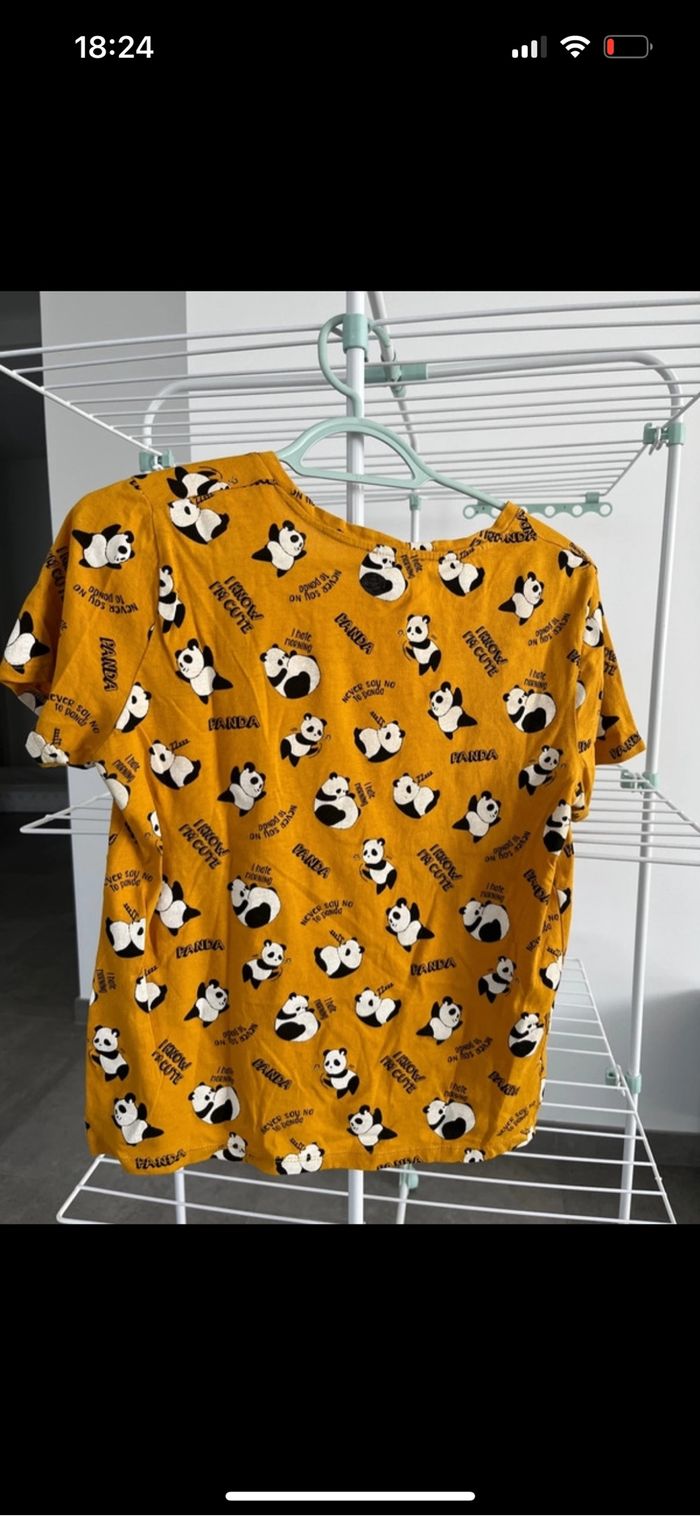 T-shirt imprimé panda - photo numéro 4