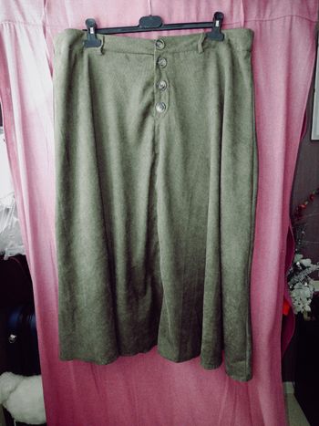 Jupe longue en velours taille 50 