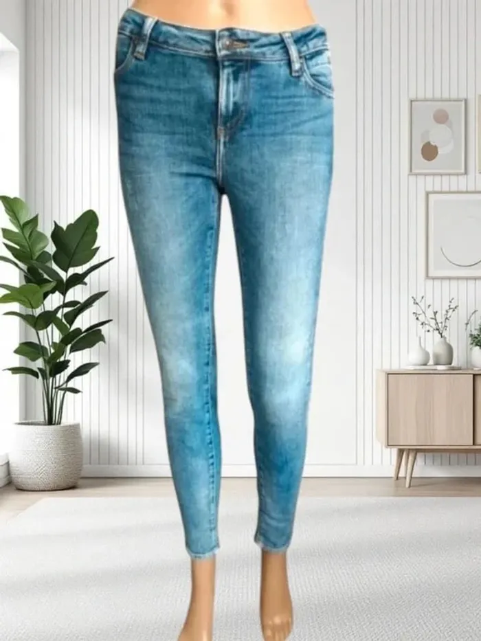 Jean Shool Rag ,coupe skinny ,taille mi-haute ,stretch