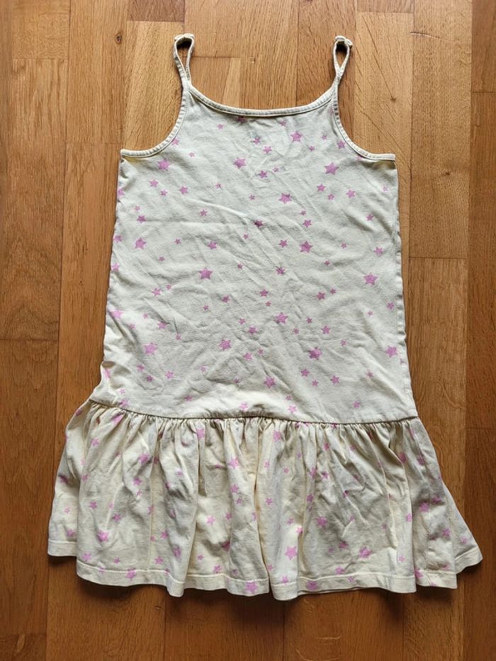 Robe jaune et rose La Redoute 9/10 ans