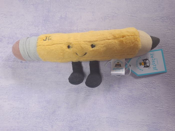 Peluche Jellycat crayon Amuseables Pencil A6PNC NWT - photo numéro 2