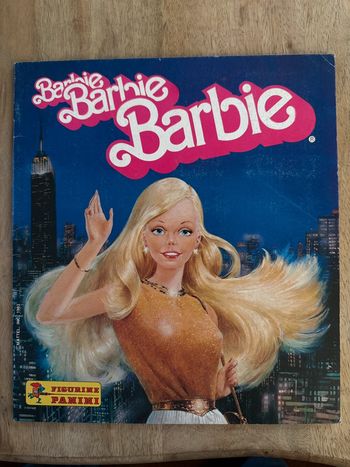 Album Panini ancien vintage complet Barbie Poupée Un monde en rose