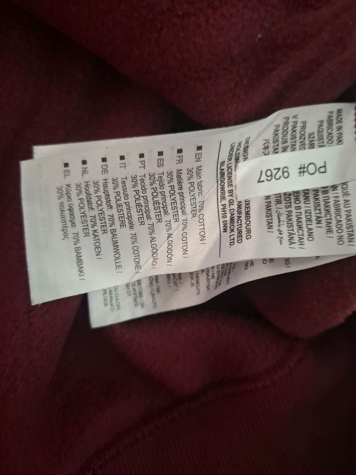 Sweat  a capuche umbro - photo numéro 3