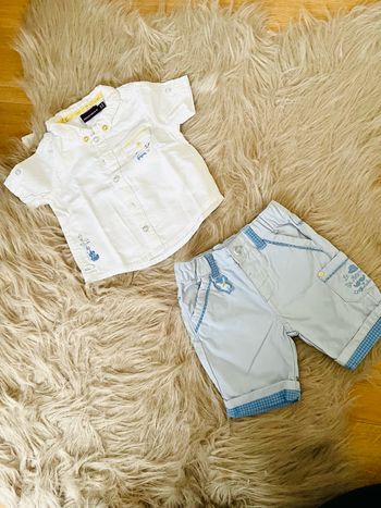 Short et chemise bébé Sergent Major