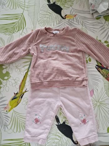Pantalon jogging + pull taille 9mois
