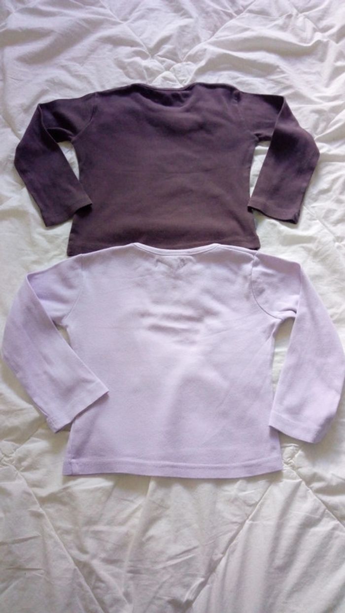 Lot de 2 tee-shirts manches longues - photo numéro 2