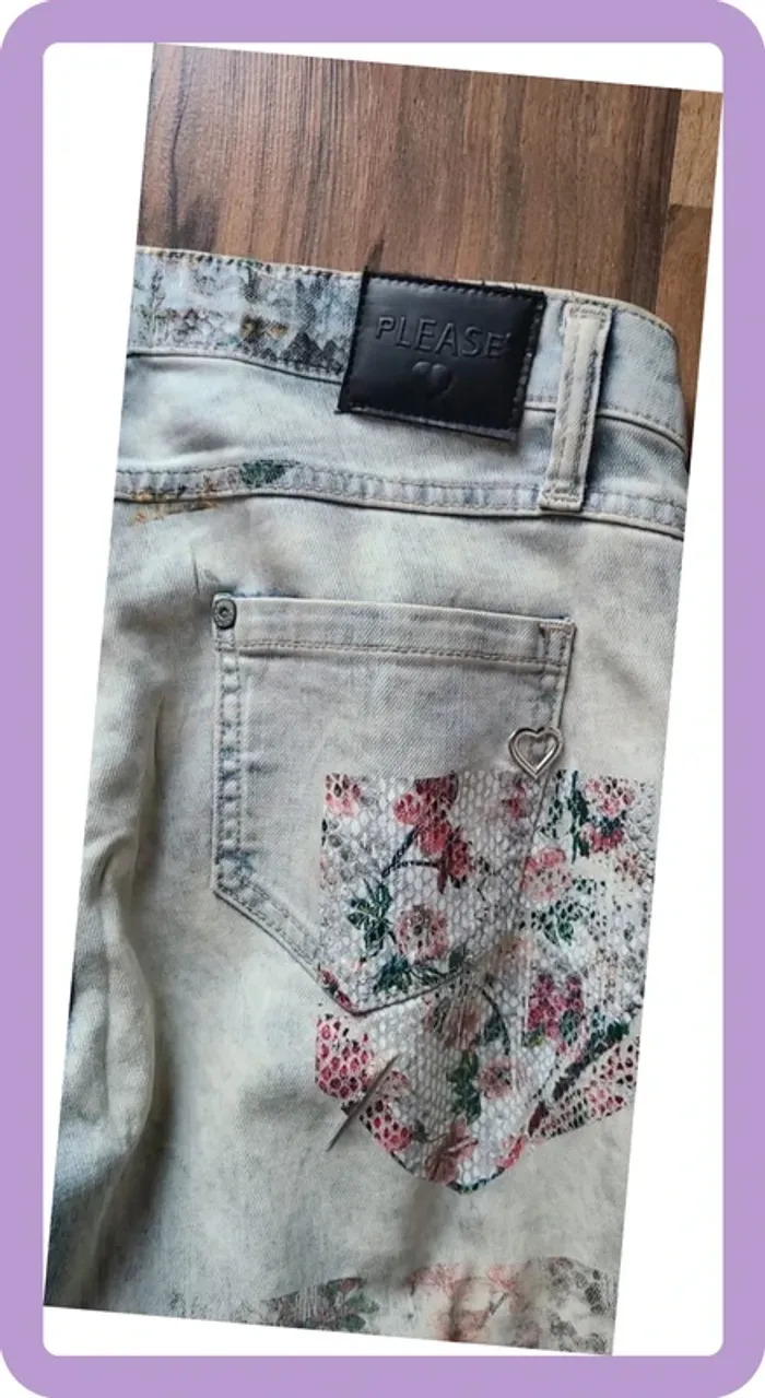 Jeans Please taille 38 - photo numéro 5