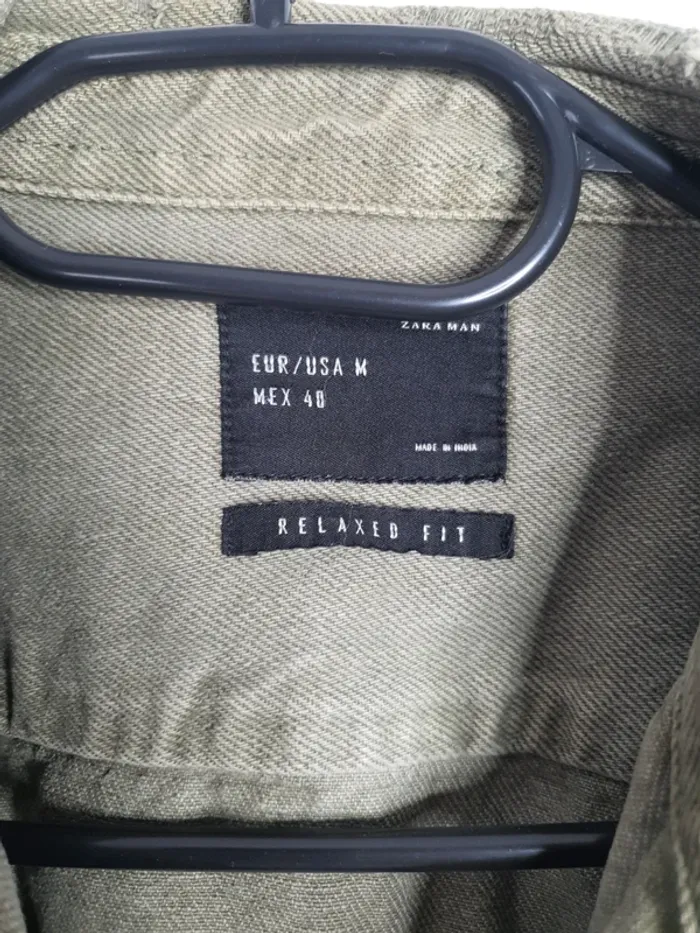 Veste en jean zara man - photo numéro 4