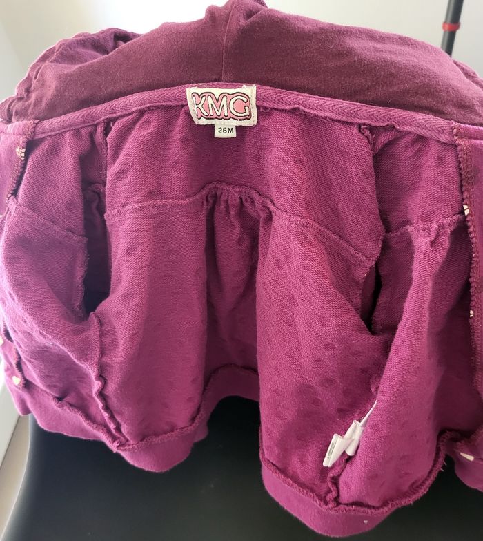 Gilet bébé fille cœurs 24 mois de chez Kmg - photo numéro 4