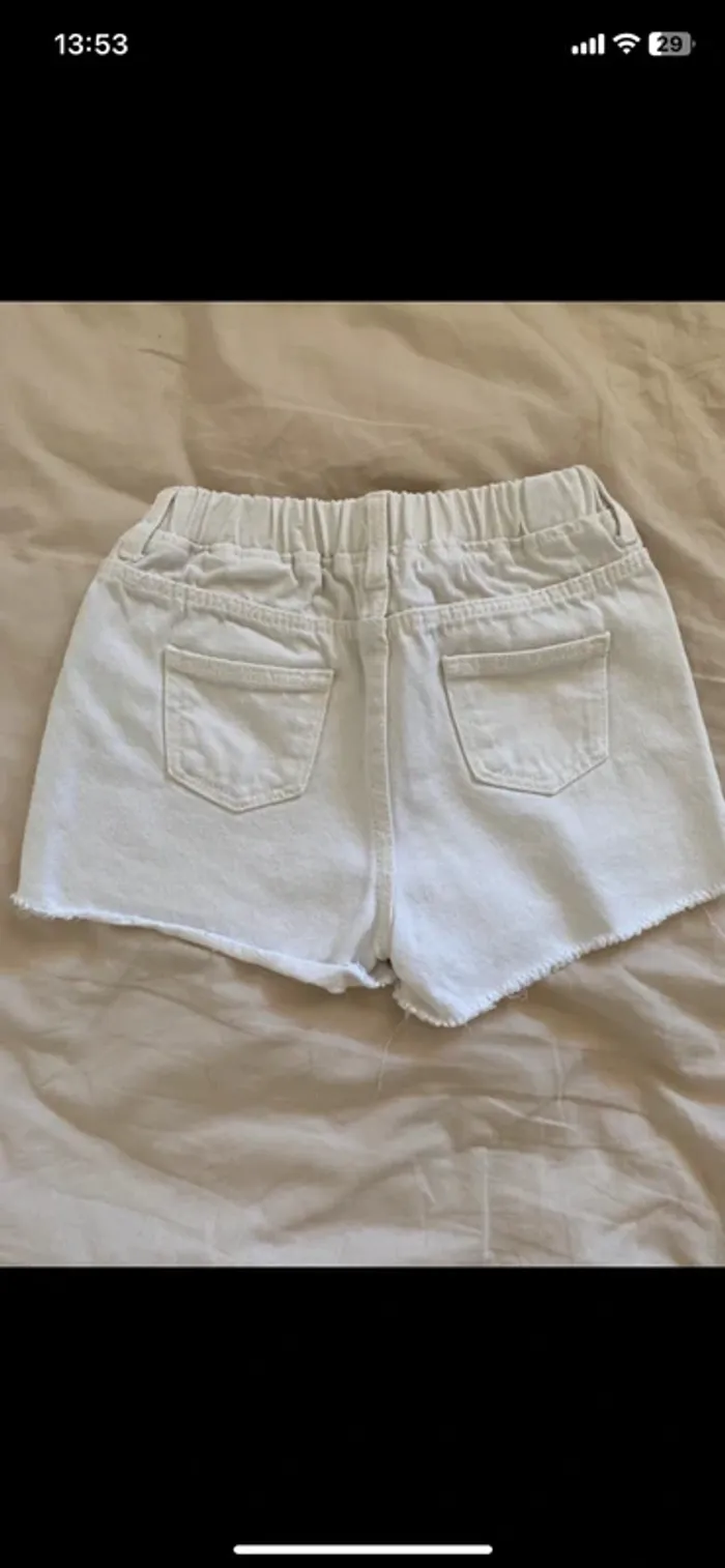 Short blanc Zara - photo numéro 3