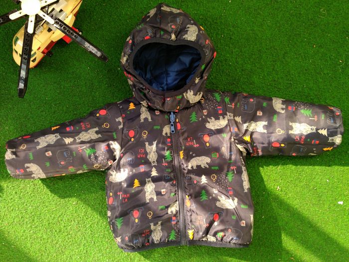 Blouson réversible bébé 6 mois - photo numéro 3