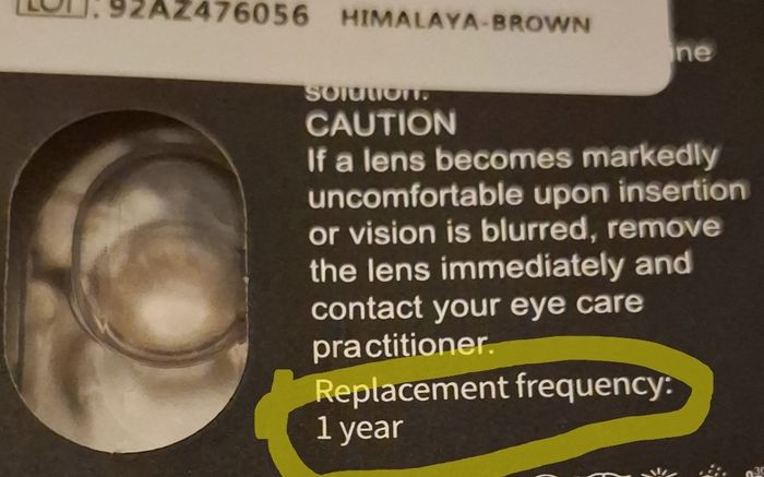 Lentilles eyeshare 1an neuves - photo numéro 6