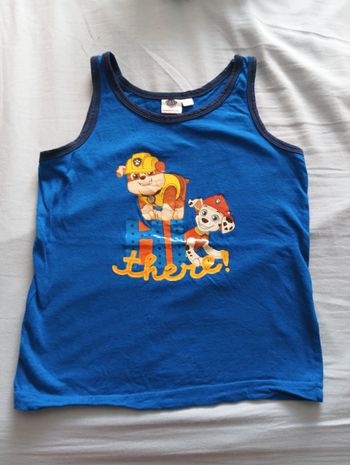 Débardeur pat patrouille taille 5 ans