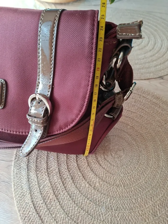 Sac bandoulière Ted Lapidus bordeaux - photo numéro 10