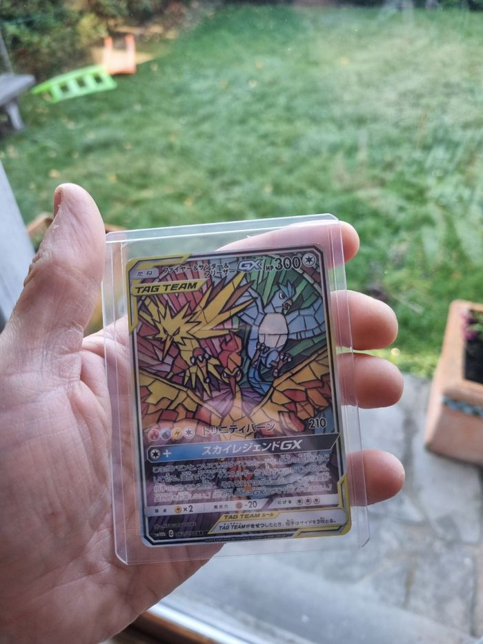 Carte Pokémon – Artikodin, Électhor & Sulfura GX – Tag Team – Full Art – Japonaise - photo numéro 3