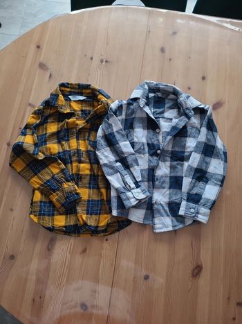 Lot de 2 chemises