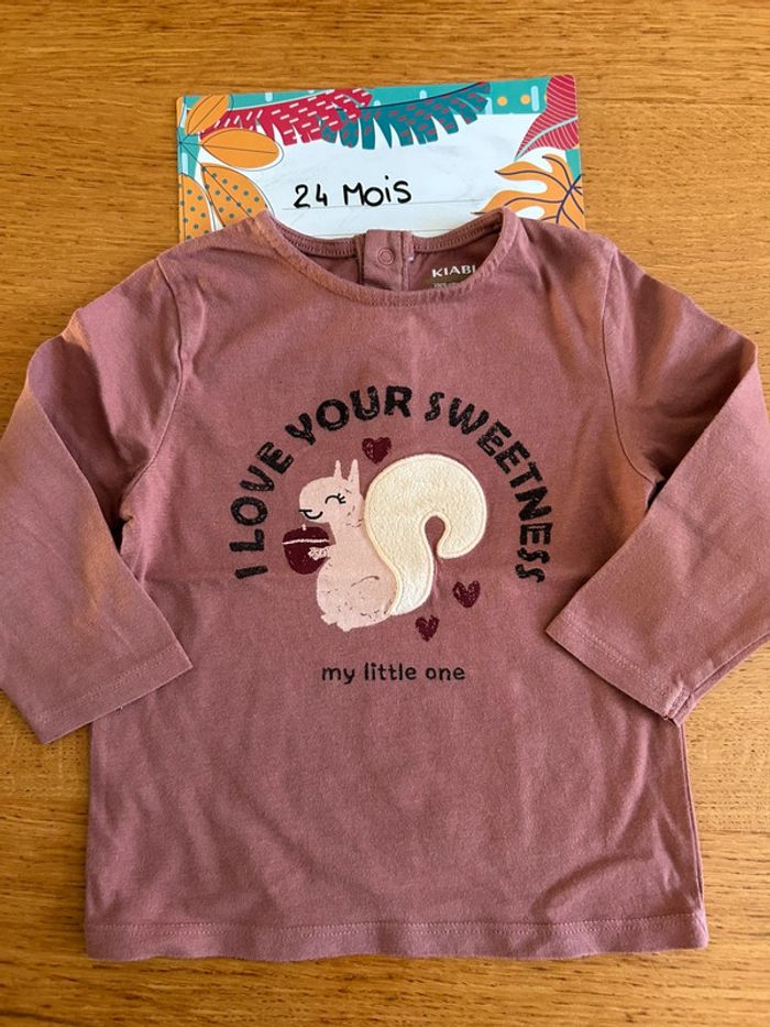 Lot de tee-shirts ML fille - 17 pièces - 24 mois - photo numéro 9