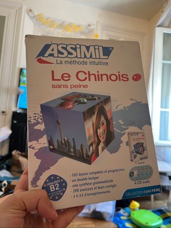 Assimil – Le Chinois sans peine + 4 CD audio (comme neuf)