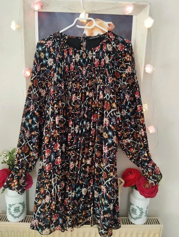 💞Robe Plissée Fleurie Monoprix T34-36/XS💞 - photo numéro 11