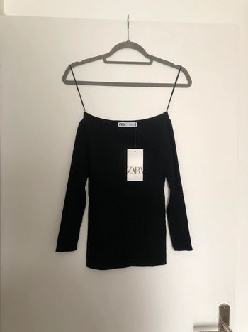 Superbe beau pull en maille côtelé Zara neuf avec étiquette taille S