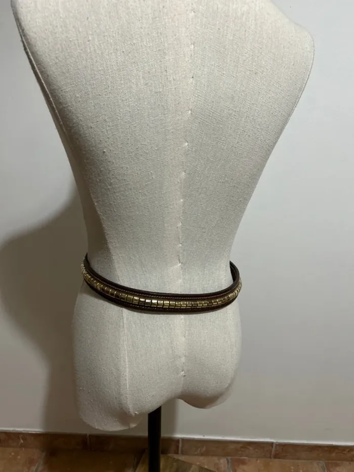Ceinture cuir concours équitation - photo numéro 2