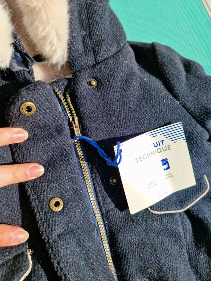 Manteau neuf hiver 9mois - photo numéro 5
