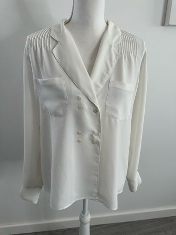 Chemisier blanc Cacharel Vintage T40/42 L/XL