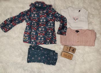 Ensemble hiver fleuri 24m