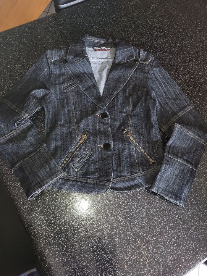 Veste en jeans fille - photo numéro 2