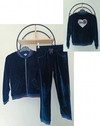 8-10 ans ensemble Absorba veste(10 ans ) et pantalon (8 ans) velour
