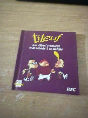 Titeuf mon carnet d’activités pour survivre à la rentrée