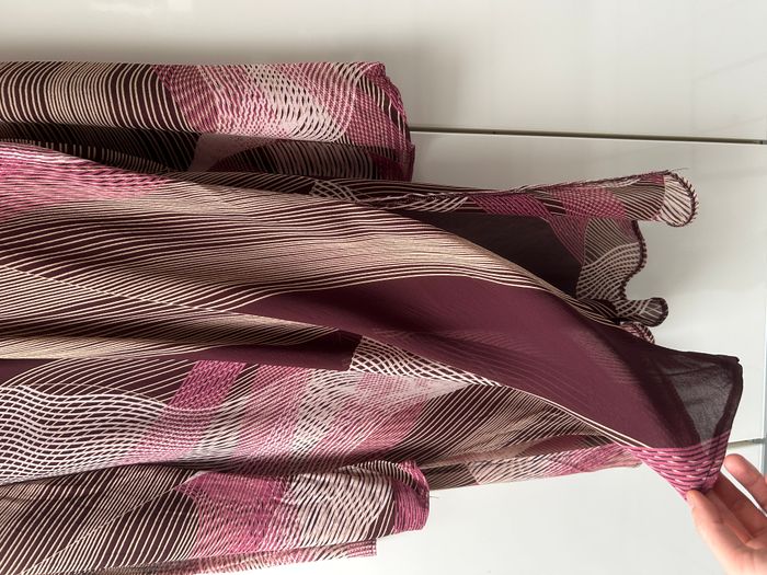 Tunique rose bordeaux transparente Canda - Taille 50/52 - photo numéro 5