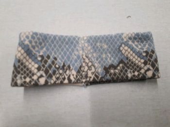 Bandeau large marron et gris