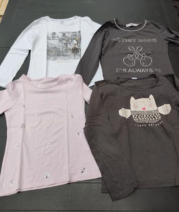 Lot de 4 Tee-shirt manches longues