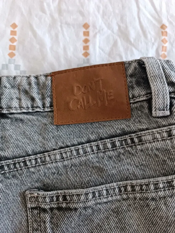 Jeans mom gris clair taille 32 - photo numéro 4