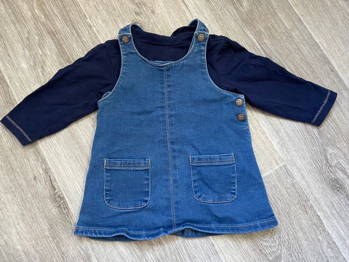 Robe jean 6 mois tape à l’œil