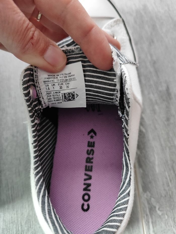 Basket en 33 converse all star - photo numéro 4