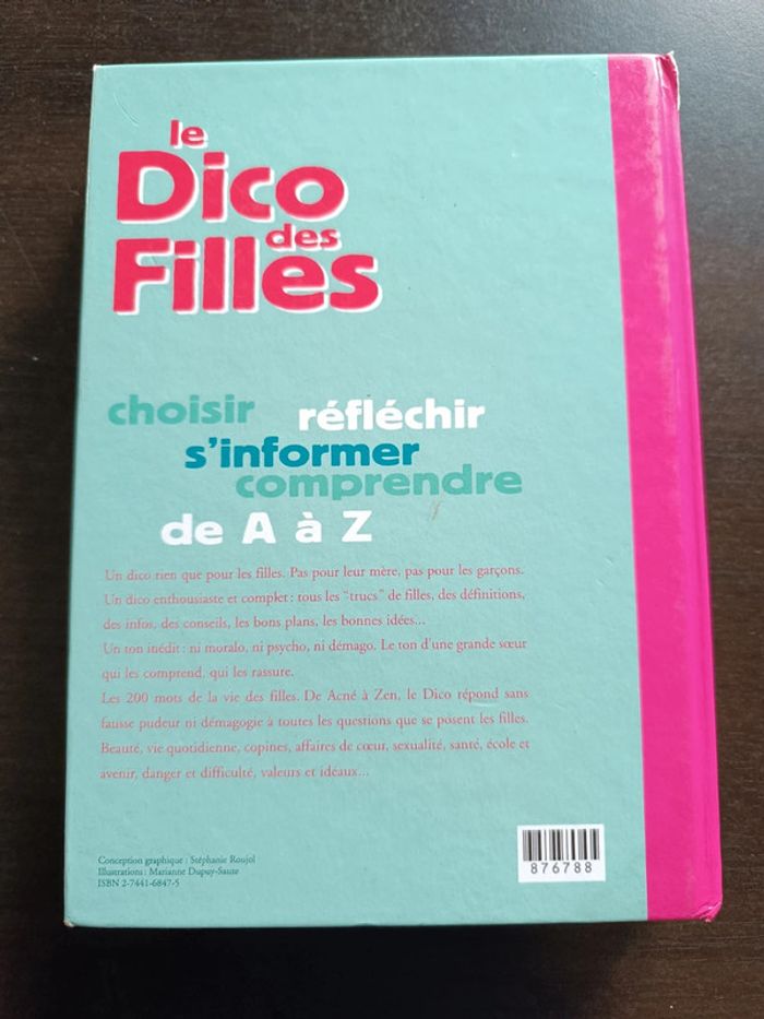 Livre LE DICO DES FILLES - photo numéro 10