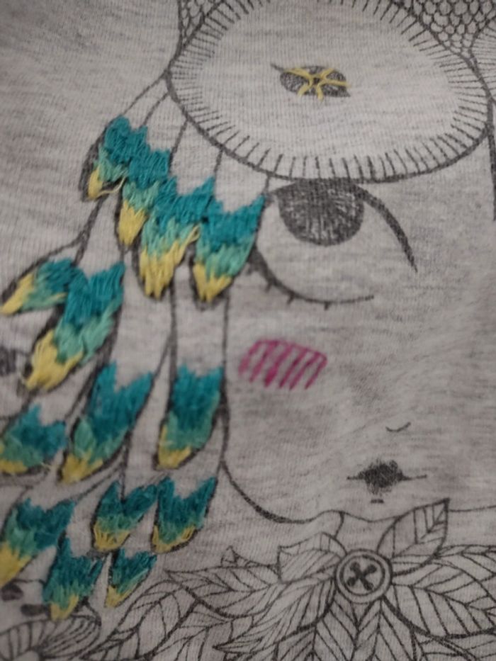 Tee-shirt fille hibou Catimini - photo numéro 3