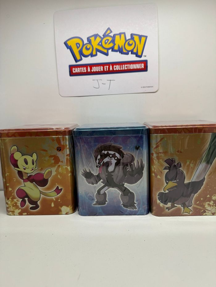 Pokémon tin cube Octobre 2022 Combat Noctali NEUVE Sous Blister Octobre 2022 - photo numéro 3