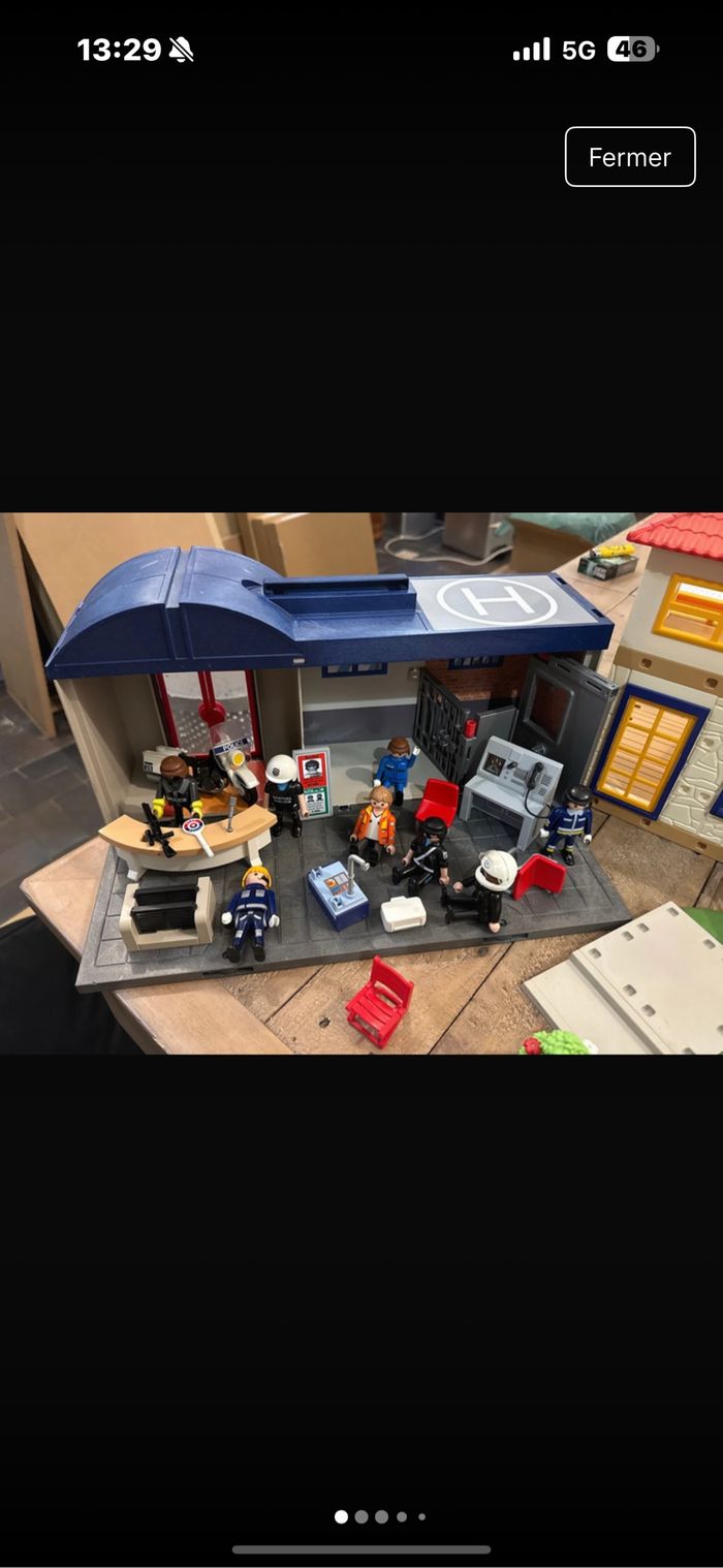 Poste de police, Playmobil et chalet - photo numéro 5