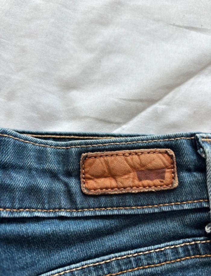 Jean levi’s bleu mi taille haute coupe slim straight droit demi curve taille S/36 L34 femme - photo numéro 3