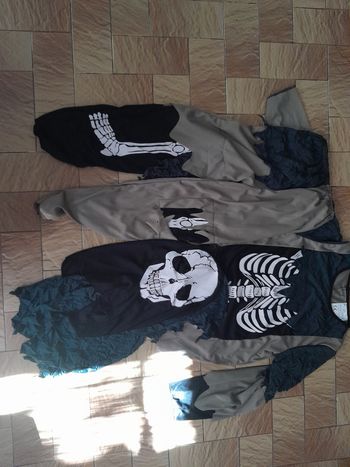 Déguisement squelette zombie