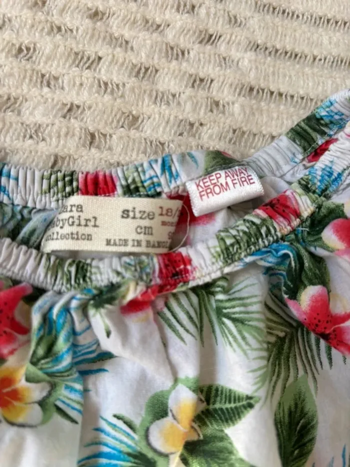Blouse fille Zara 18/24 mois - photo numéro 3