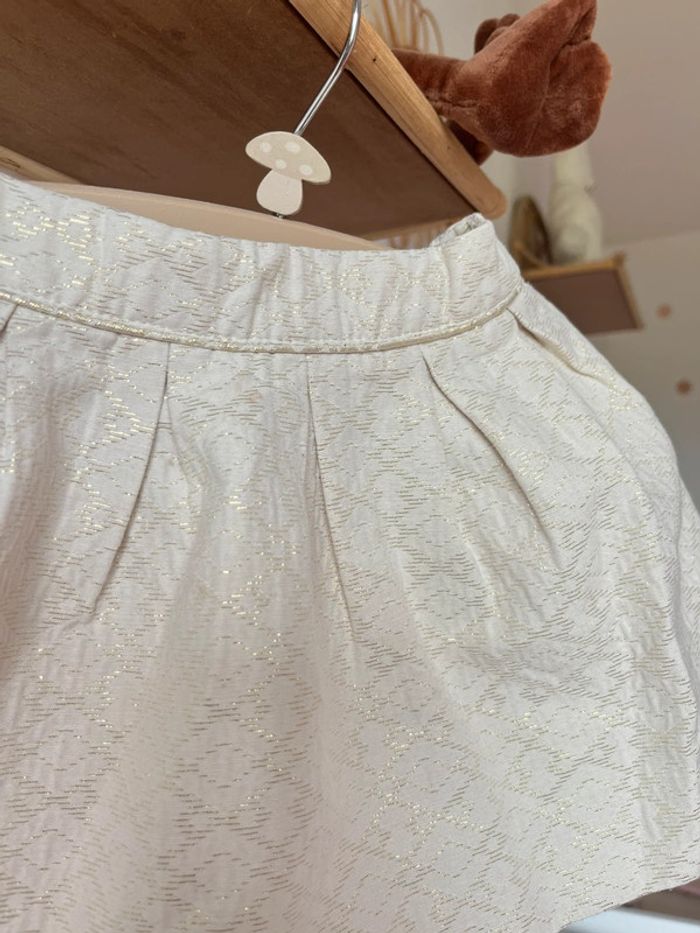 Jupe doré obaïbi  23 24 mois fille - photo numéro 2