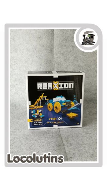 🚂 Jeu Reaxion – système de construction 90 pièces et 25 connecteurs
