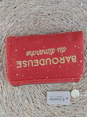 Porte monnaie gaz de coton