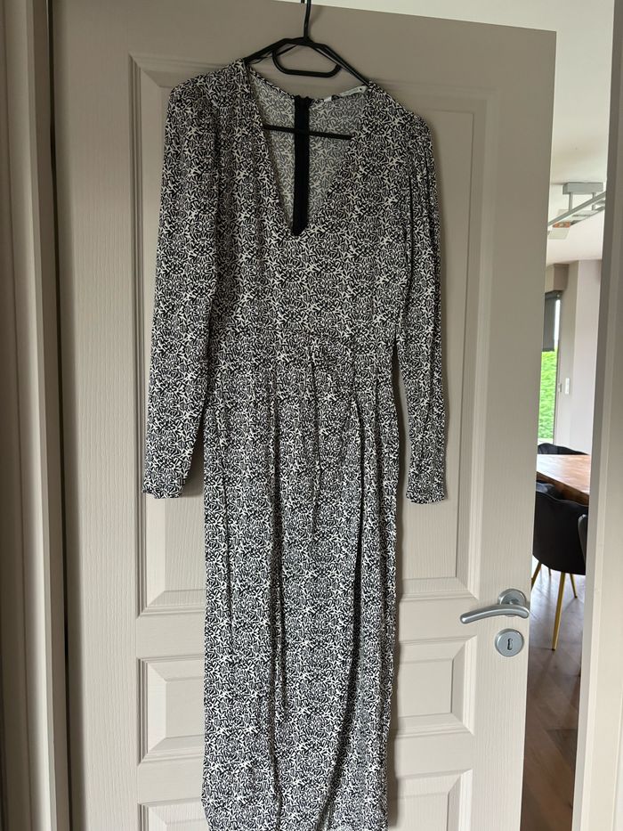 Robe longue noir et blanche - photo numéro 4