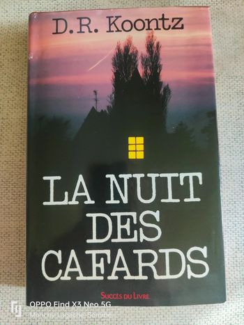Roman "la nuit des cafards" 0€50 -50% dès 2 achetés