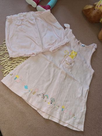 Ensemble 2 pièces mots d'enfant 12 mois